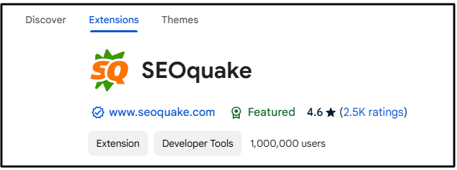 SEO Quake kaise use kare